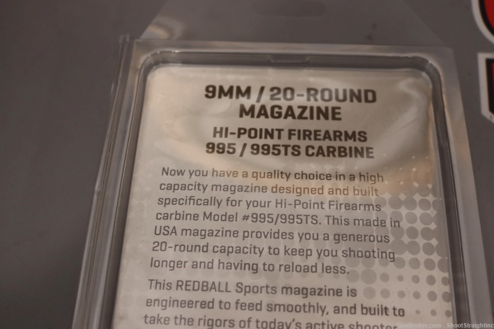 Hi-Point Redball 995/995TS Carbine Magazine 9mm 20-Round-img-4