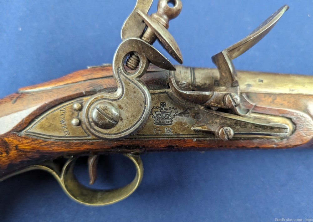 MUSEUM QUALITY  REV WAR PD PATTERN 1756/1777 “LONG Sea Service Pistol-img-4
