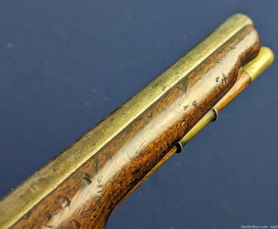 MUSEUM QUALITY  REV WAR PD PATTERN 1756/1777 “LONG Sea Service Pistol-img-9