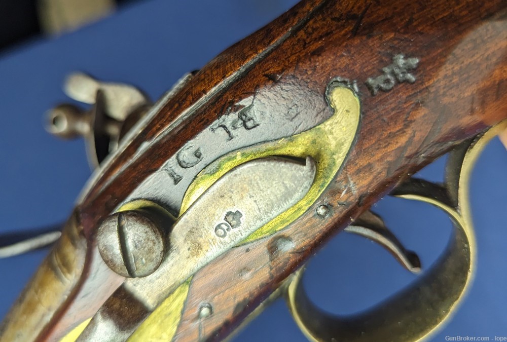 MUSEUM QUALITY  REV WAR PD PATTERN 1756/1777 “LONG Sea Service Pistol-img-14