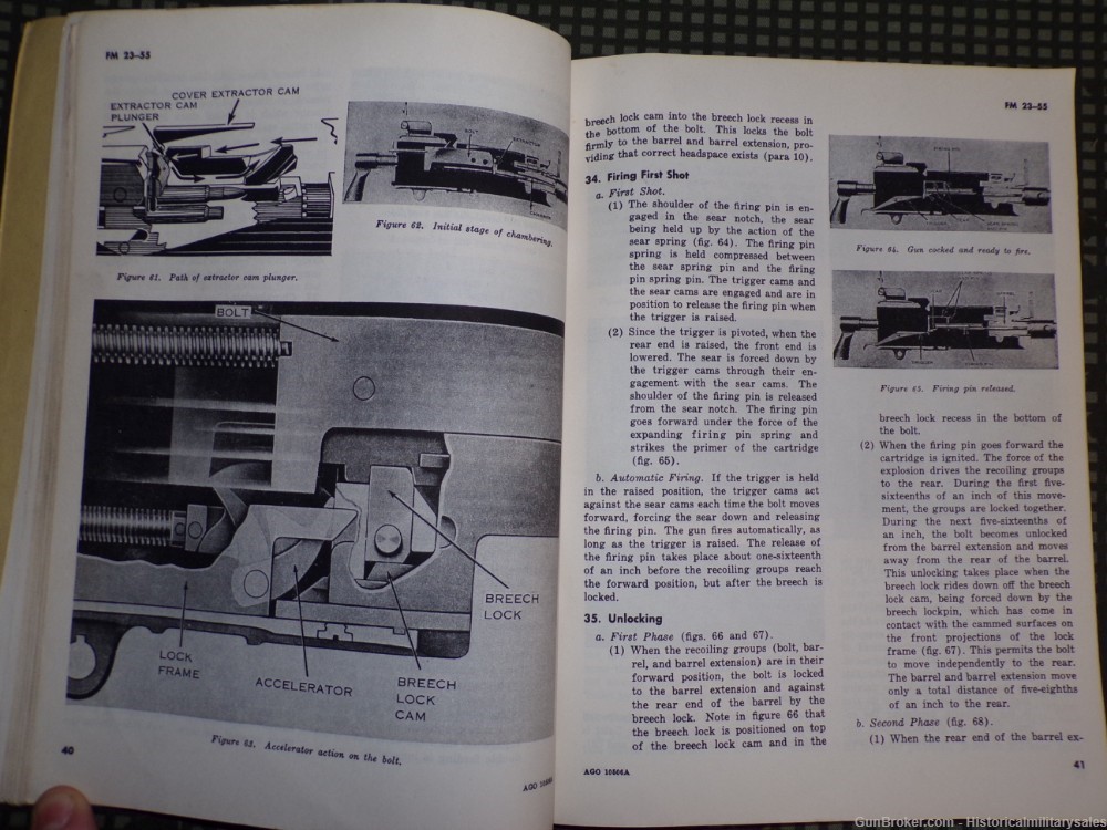 1965 US Army FM 23-55 Browning .30 Cal M1919A6 & M37 Machine Guns Manual-img-4