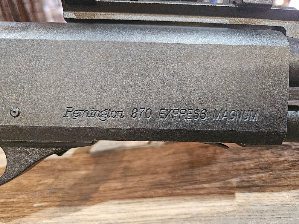 Remington 870 Express Magnum 12ga LH 24" Cantilever Rifled Slug left hand-img-11