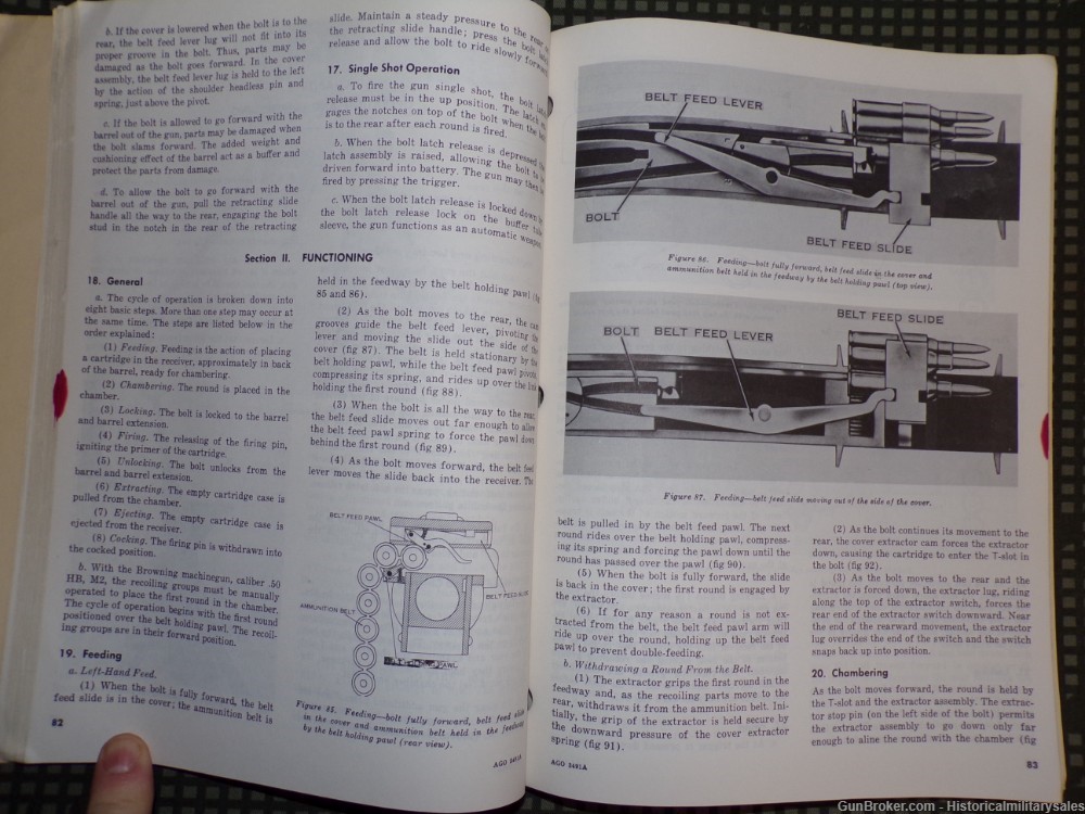 1972 US Army FM 23-65 Browning .50 Cal M2 HB Heavy Machine Gun Field Manual-img-5