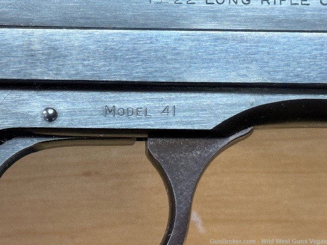 S&W Model 41 .22LR with Optics Mount-img-5