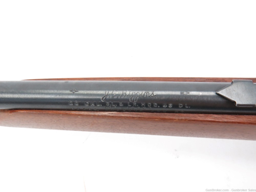 JC Higgins Sears & Roebuck Model 43 DL .22 S/L/LR 22" Bolt-Action Rifle-img-6