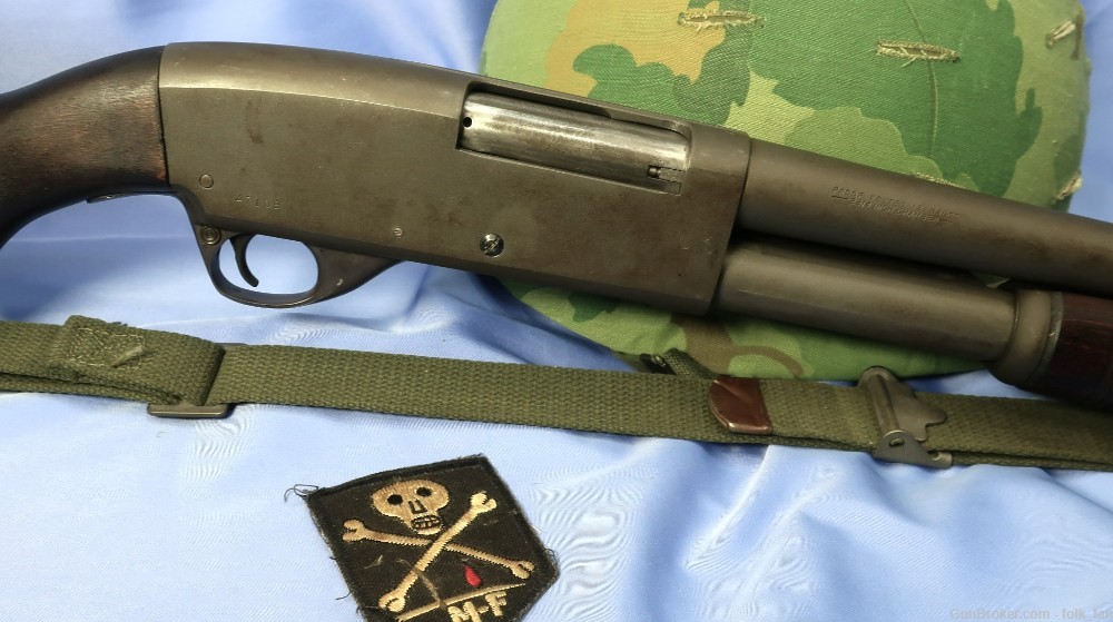 US Stevens 77E 12ga Riot Gun US Marked Vietnam 1960's -img-1
