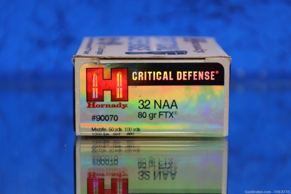 HORNADY CRITICAL DEFENSE 32 NORTH AMERICAN ARMS NAA 80GR FTX #90070-img-2