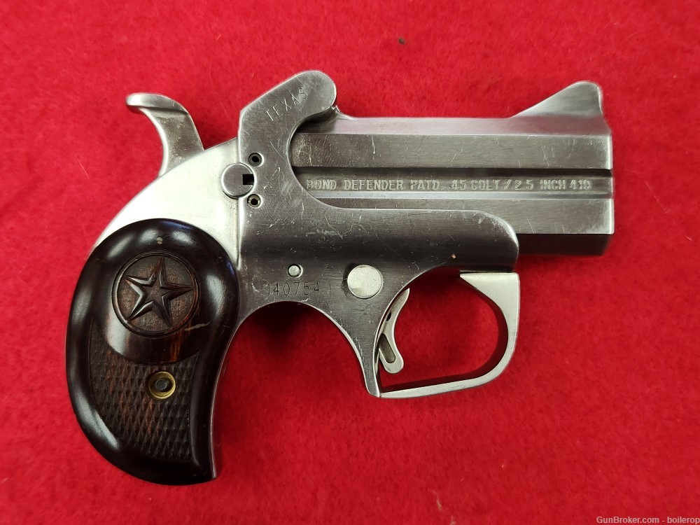 Bond Arms Texas Defender Derringer, .45LC .410 2.5, w/ spare .22lr Barrel-img-3