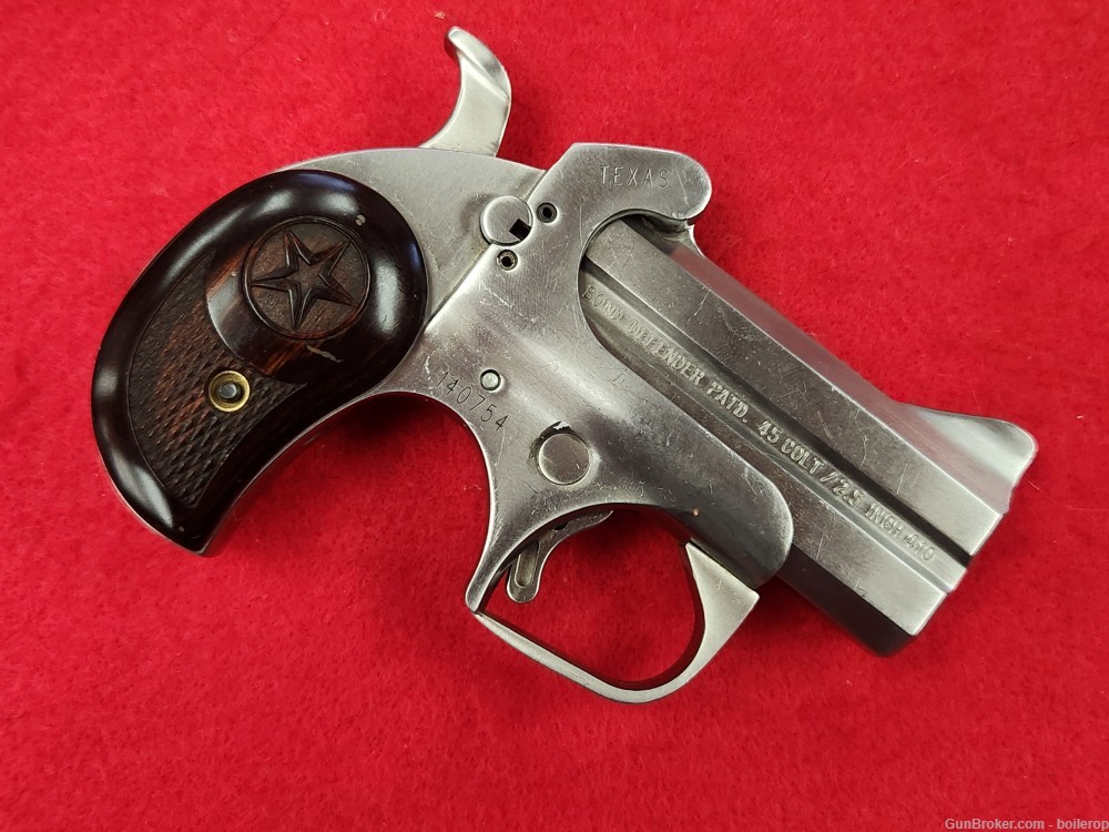 Bond Arms Texas Defender Derringer, .45LC .410 2.5, w/ spare .22lr Barrel-img-4