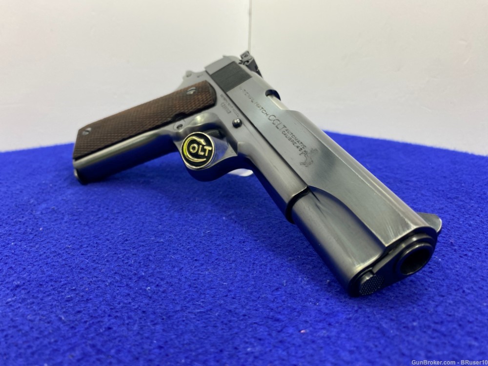 1938 Colt National Match .45ACP *ULTRA RARE 1,474 WITH ADJUSTABLE SIGHTS* -img-35