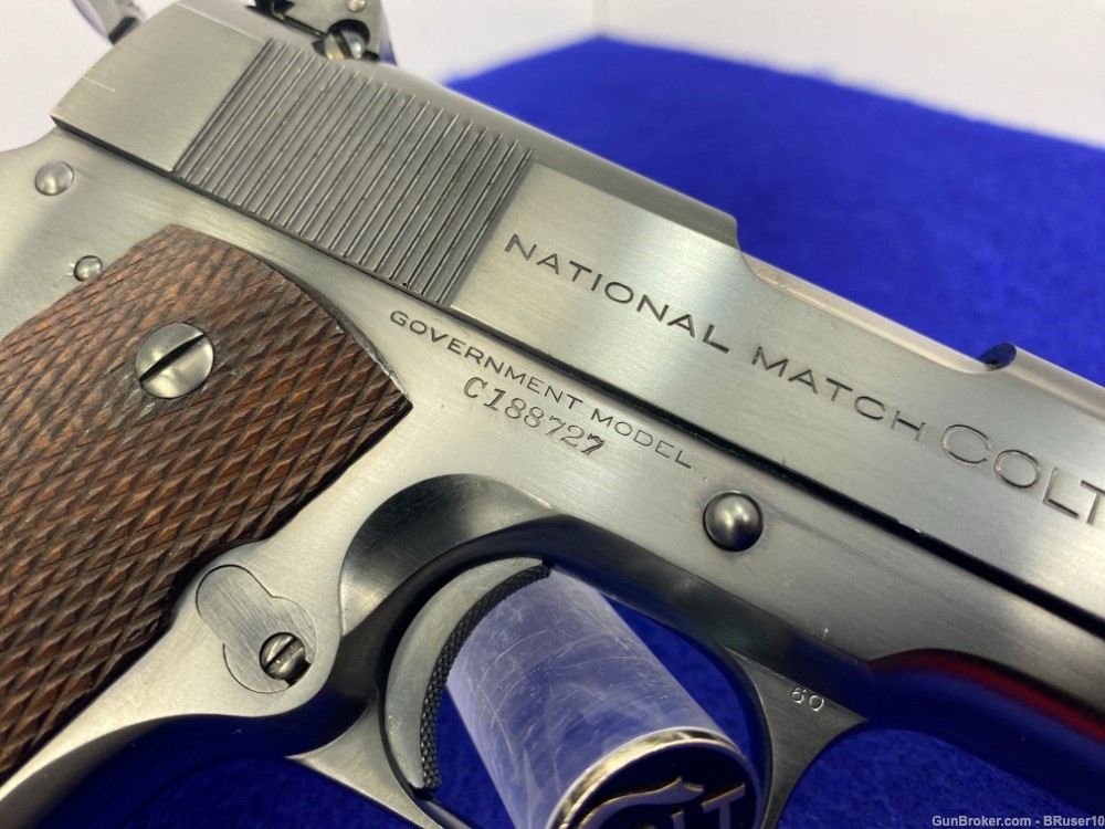 1938 Colt National Match .45ACP *ULTRA RARE 1,474 WITH ADJUSTABLE SIGHTS* -img-28