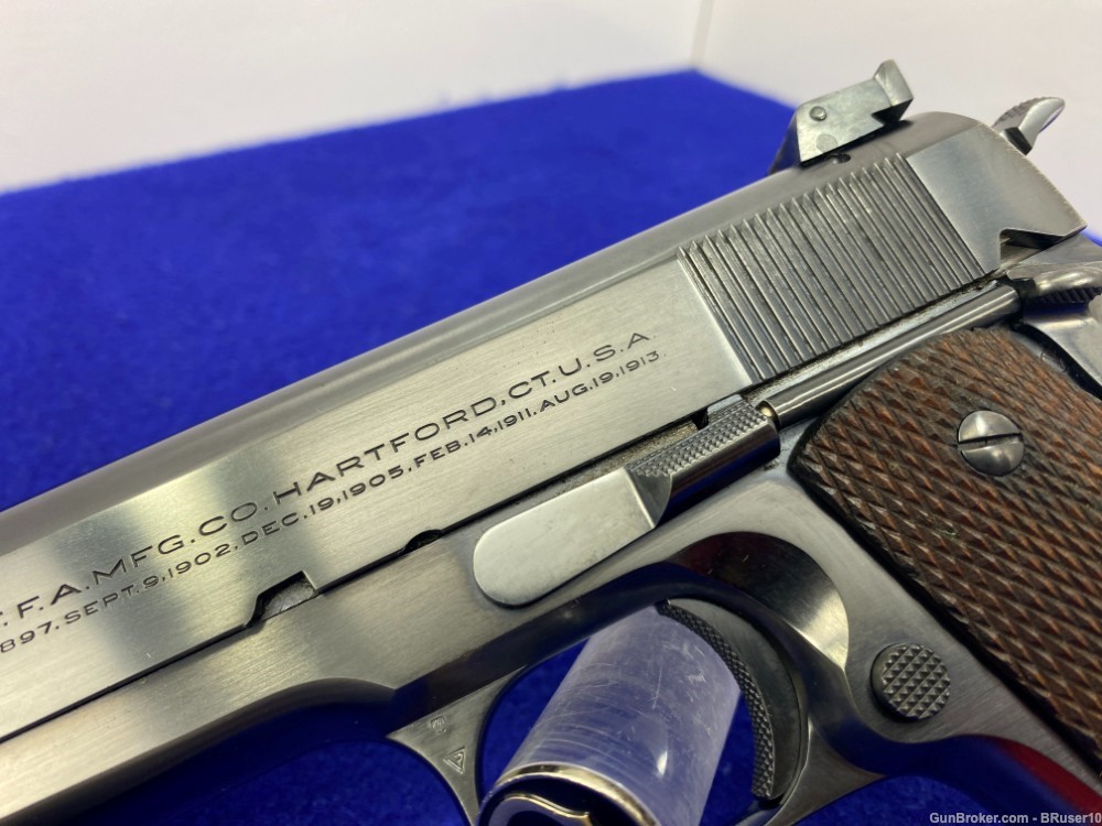 1938 Colt National Match .45ACP *ULTRA RARE 1,474 WITH ADJUSTABLE SIGHTS* -img-13