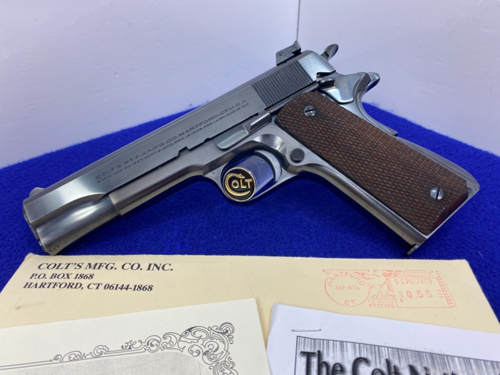 1938 Colt National Match .45ACP *ULTRA RARE 1,474 WITH ADJUSTABLE SIGHTS* -img-4