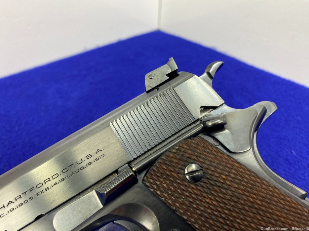 1938 Colt National Match .45ACP *ULTRA RARE 1,474 WITH ADJUSTABLE SIGHTS* -img-11