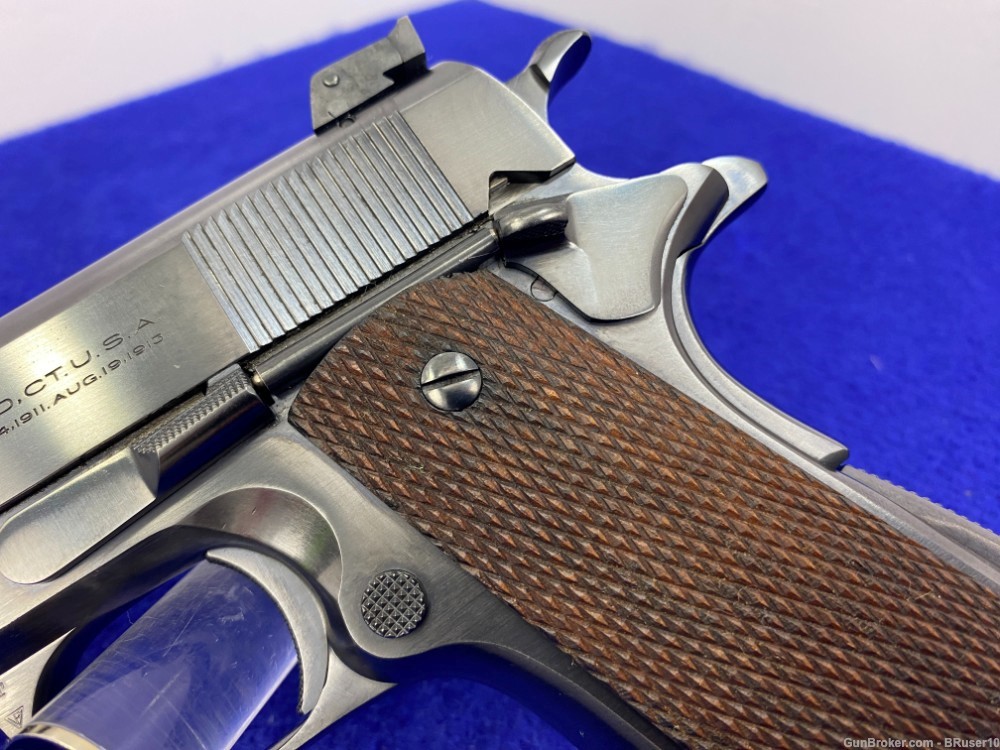 1938 Colt National Match .45ACP *ULTRA RARE 1,474 WITH ADJUSTABLE SIGHTS* -img-8