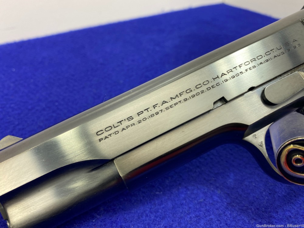 1938 Colt National Match .45ACP *ULTRA RARE 1,474 WITH ADJUSTABLE SIGHTS* -img-15