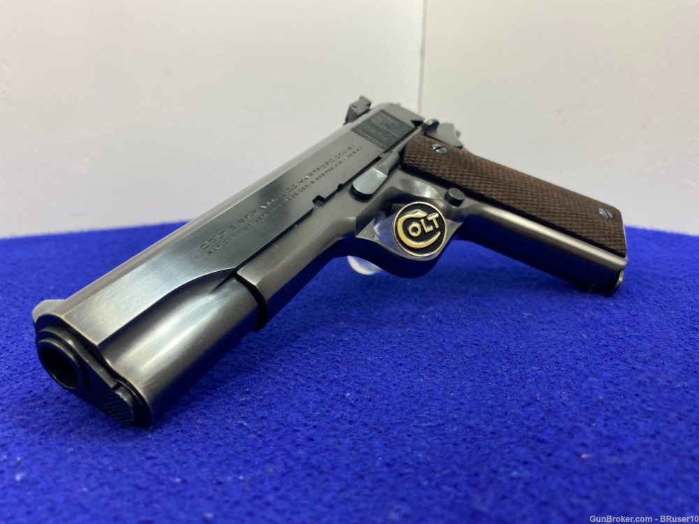 1938 Colt National Match .45ACP *ULTRA RARE 1,474 WITH ADJUSTABLE SIGHTS* -img-18