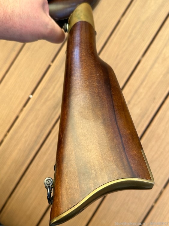 Navy Arms 1855 Dragoon Carbine Antonio Zoli  .58cal Pistol w/ Stock -img-8