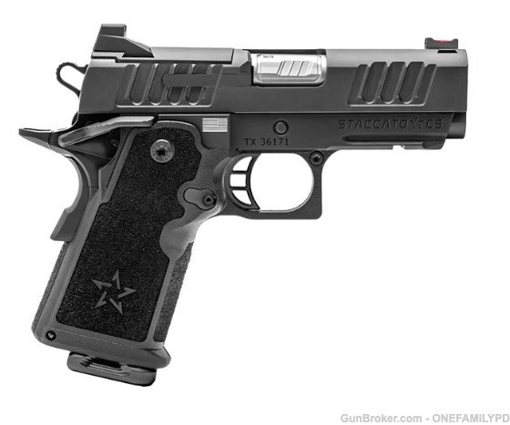 Staccato 2011 CS 9mm, Stainless Barrel, Curved Trigger-img-0