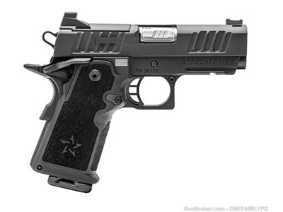 Staccato 2011 CS 9mm, Stainless Barrel, Curved Trigger