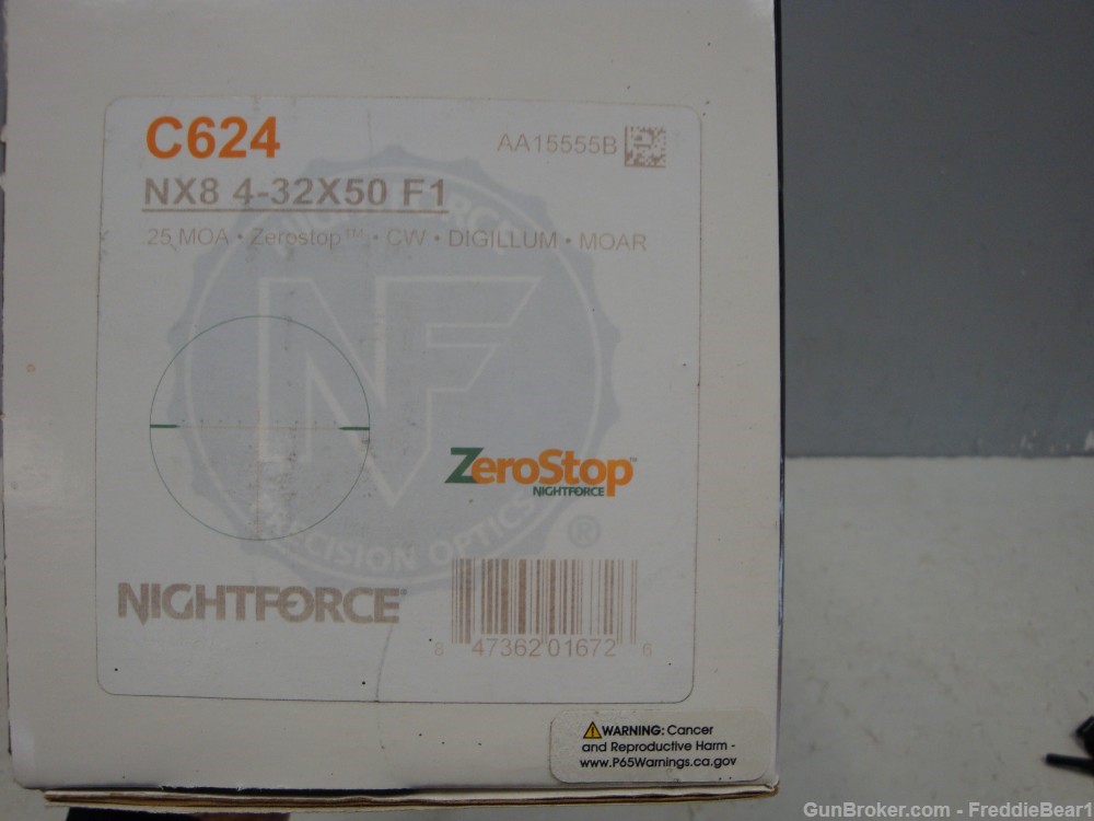 Nightforce NX8 4-32x50mm F1 Riflescope NEW IN BOX!-img-17