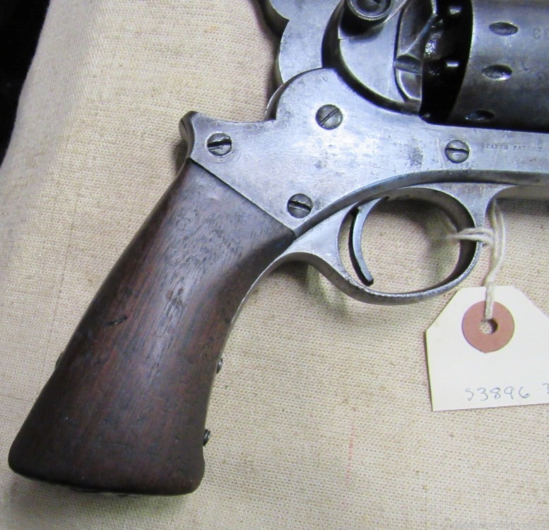 Original Civil War Starr 1863 Single Action .44 Percussion Army Revolver-img-1