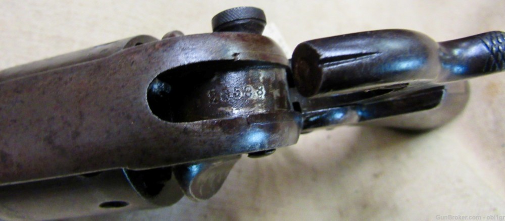 Original Civil War Starr 1863 Single Action .44 Percussion Army Revolver-img-22