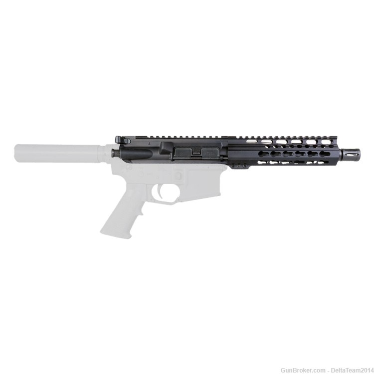 AR15 7.5" 223 Wylde Pistol Complete Upper - BCG & CH Included - Assembled-img-6