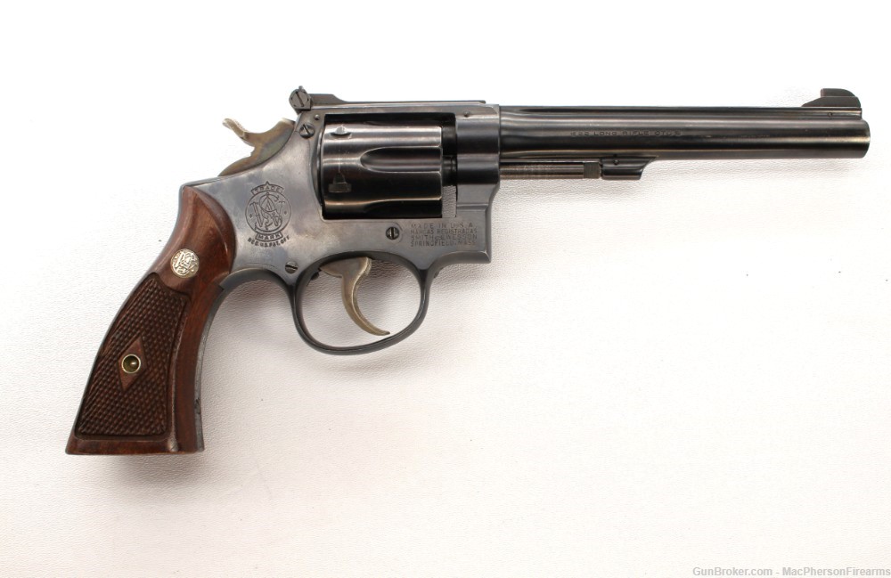 Smith & Wesson K22 Masterpiece Hand-Ejector Revolver .22LR W/Box-img-0