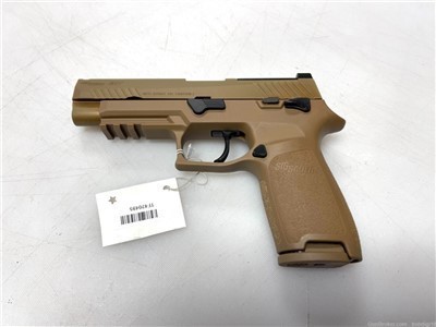 Sig Sauer P320 M17 Army Contract Pistol 21rd 9mm Cage Code Black Controls 