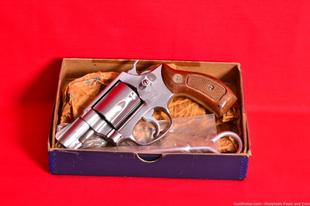 NICE S&W Smith Wesson No Dash Model 60 Stainless .38 Revolver Original Box -img-2