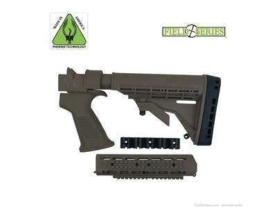 Saiga 12ga Tactical Pistol Grip Recoil Buttstock w/ Forend (FDE)