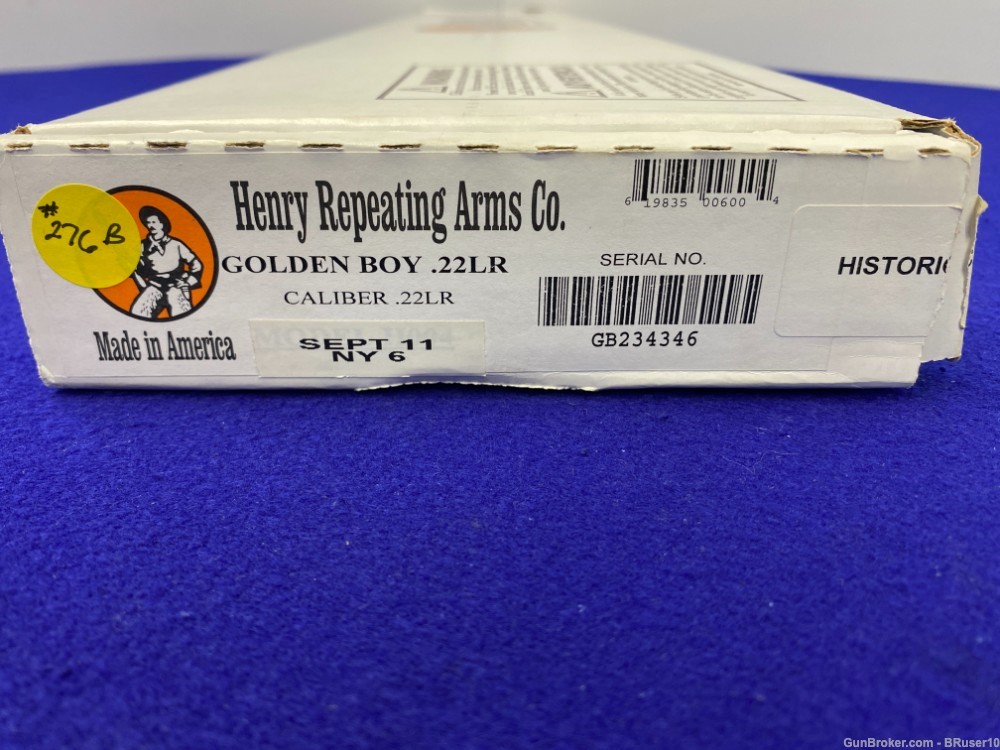 Henry Golden Boy .22LR *SET 3/3 "911 COMMEMORATIVE" BY HISTORICAL ARMORY*-img-4