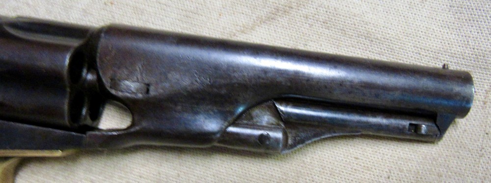 Civil War Period Colt Model 1862 Police .36 Caliber Percussion Revolver-img-1