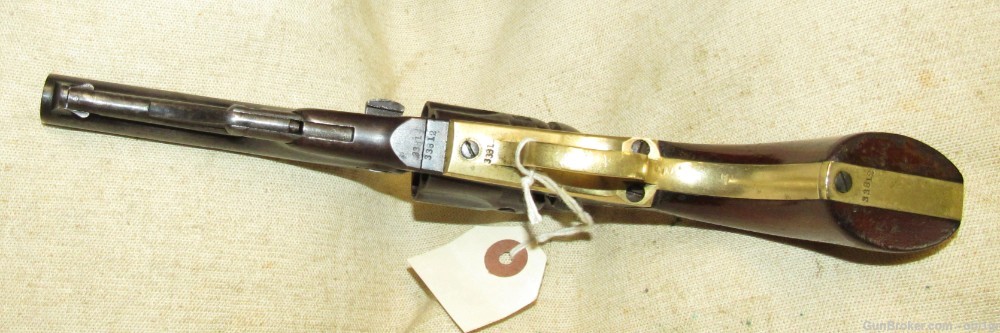 Civil War Period Colt Model 1862 Police .36 Caliber Percussion Revolver-img-13