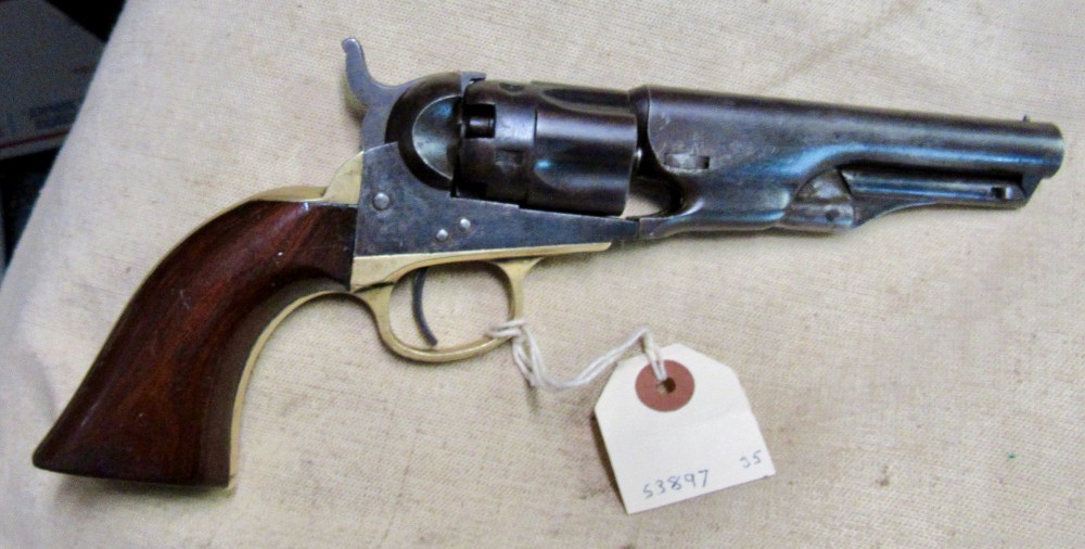 Civil War Period Colt Model 1862 Police .36 Caliber Percussion Revolver-img-0