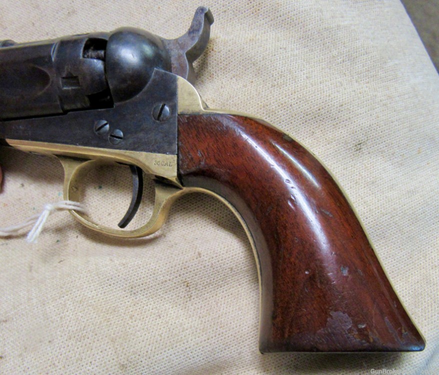 Civil War Period Colt Model 1862 Police .36 Caliber Percussion Revolver-img-12
