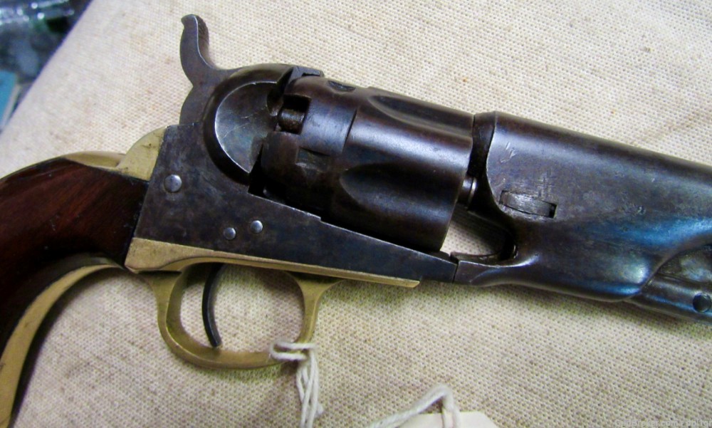 Civil War Period Colt Model 1862 Police .36 Caliber Percussion Revolver-img-2