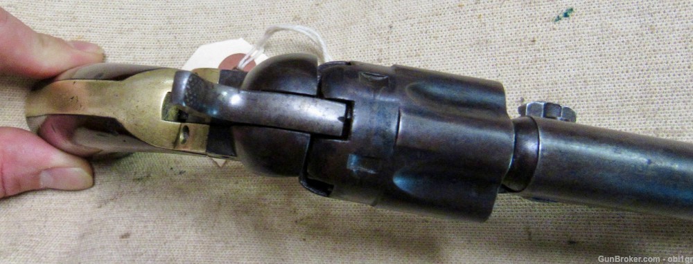Civil War Period Colt Model 1862 Police .36 Caliber Percussion Revolver-img-6