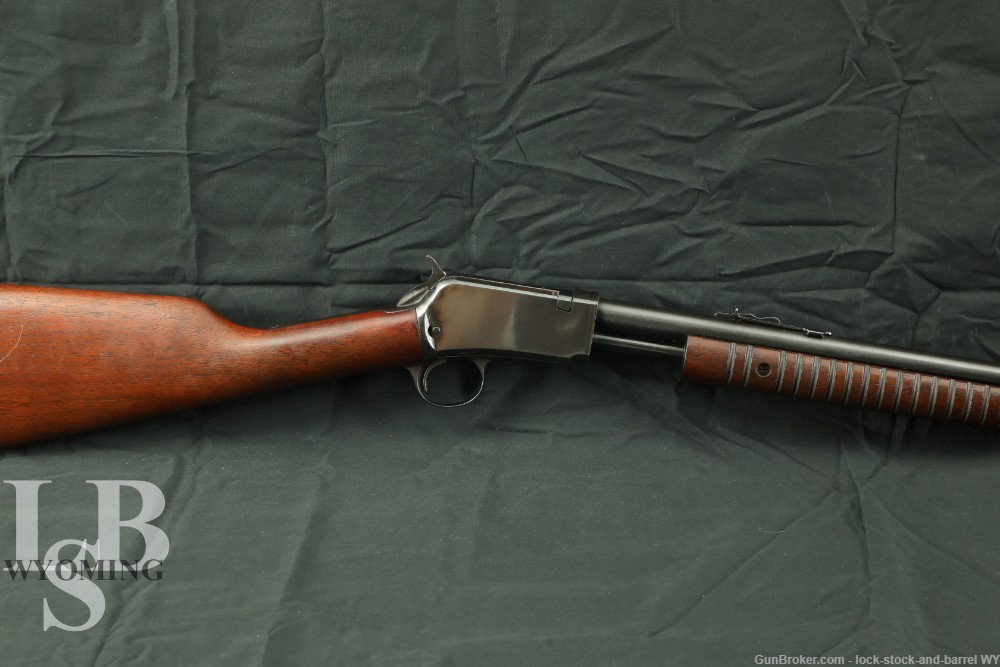 Winchester Model 62A .22 S, L & LR Pump / Slide Action Rifle, MFD 1958 C&R-img-0