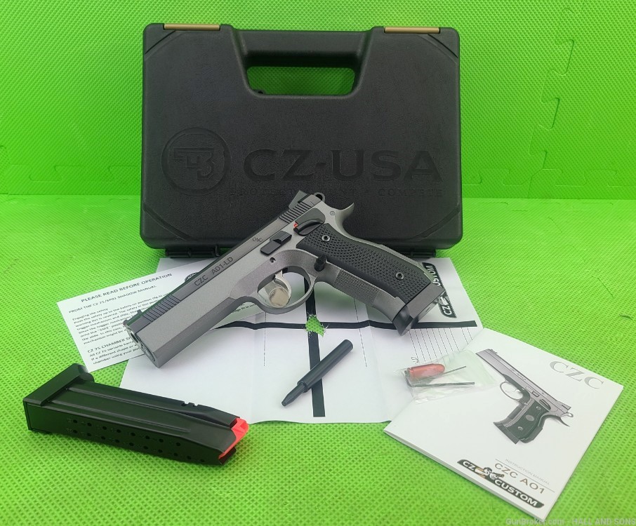 CZ CUSTOM SHOP * CZC A01-LD * 9MM * MATCH GRADE STAINLESS EXCELLENT QUALITY-img-1
