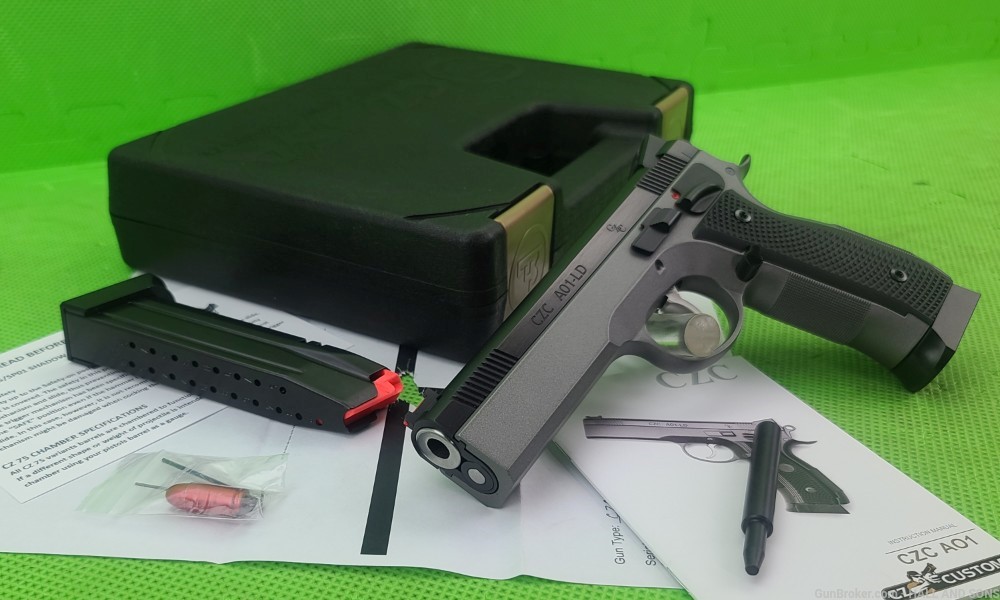 CZ CUSTOM SHOP * CZC A01-LD * 9MM * MATCH GRADE STAINLESS EXCELLENT QUALITY-img-0