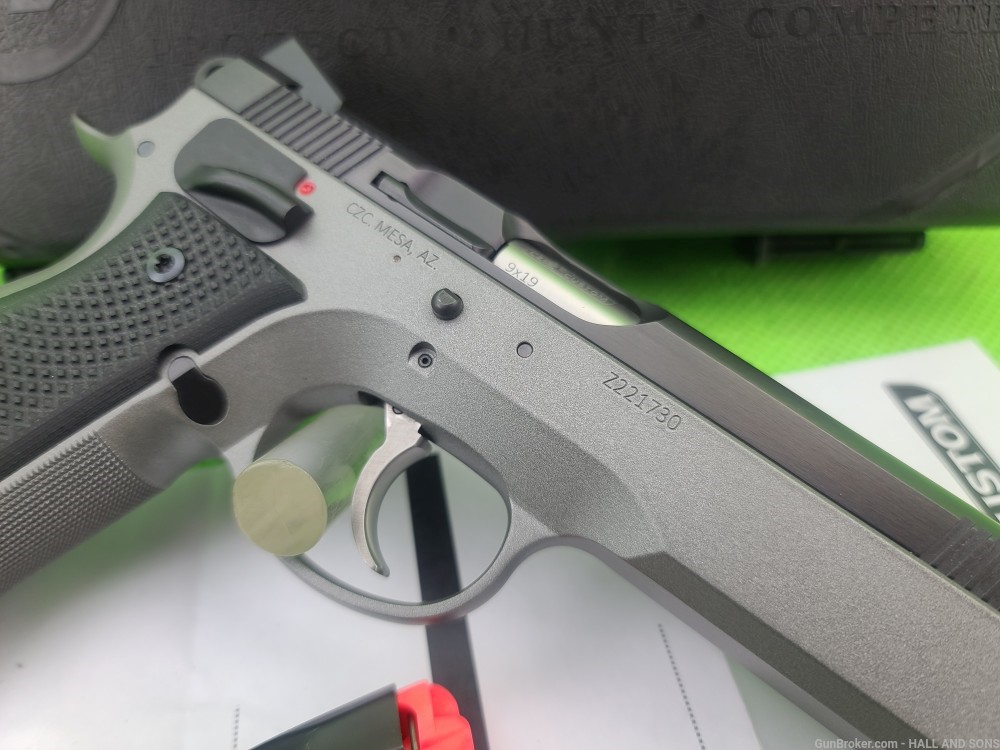 CZ CUSTOM SHOP * CZC A01-LD * 9MM * MATCH GRADE STAINLESS EXCELLENT QUALITY-img-12