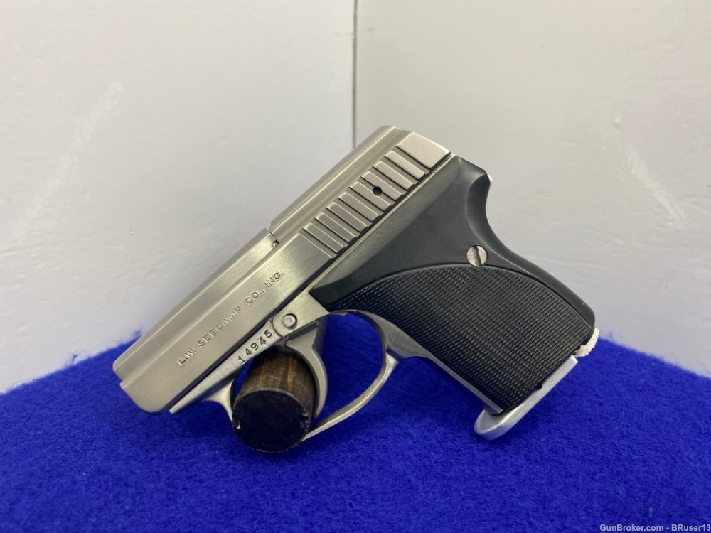 Seecamp LWS32 .32 ACP Stainless 2.06" *PERFECT PISTOL FOR CONCEALED CARRY*-img-4