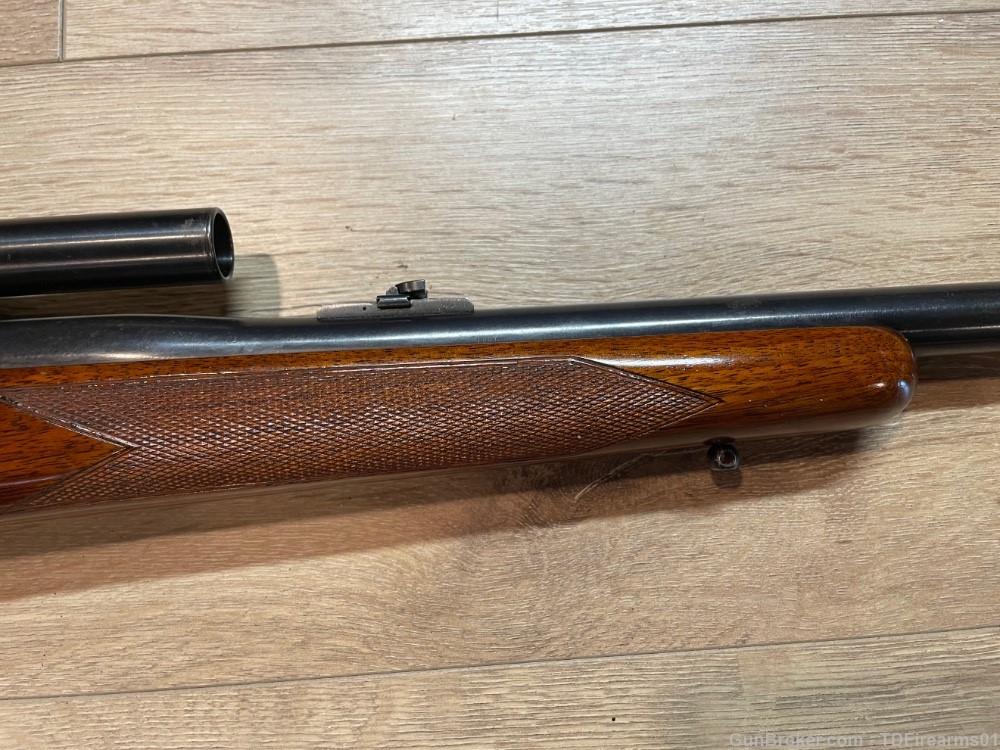 Winchester model 70 pre-64 custom .375 weatherby magnum w/ lyman alaskan-img-4