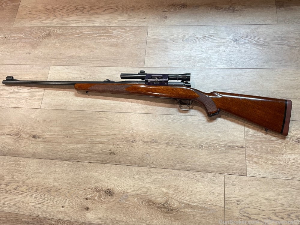 Winchester model 70 pre-64 custom .375 weatherby magnum w/ lyman alaskan-img-1