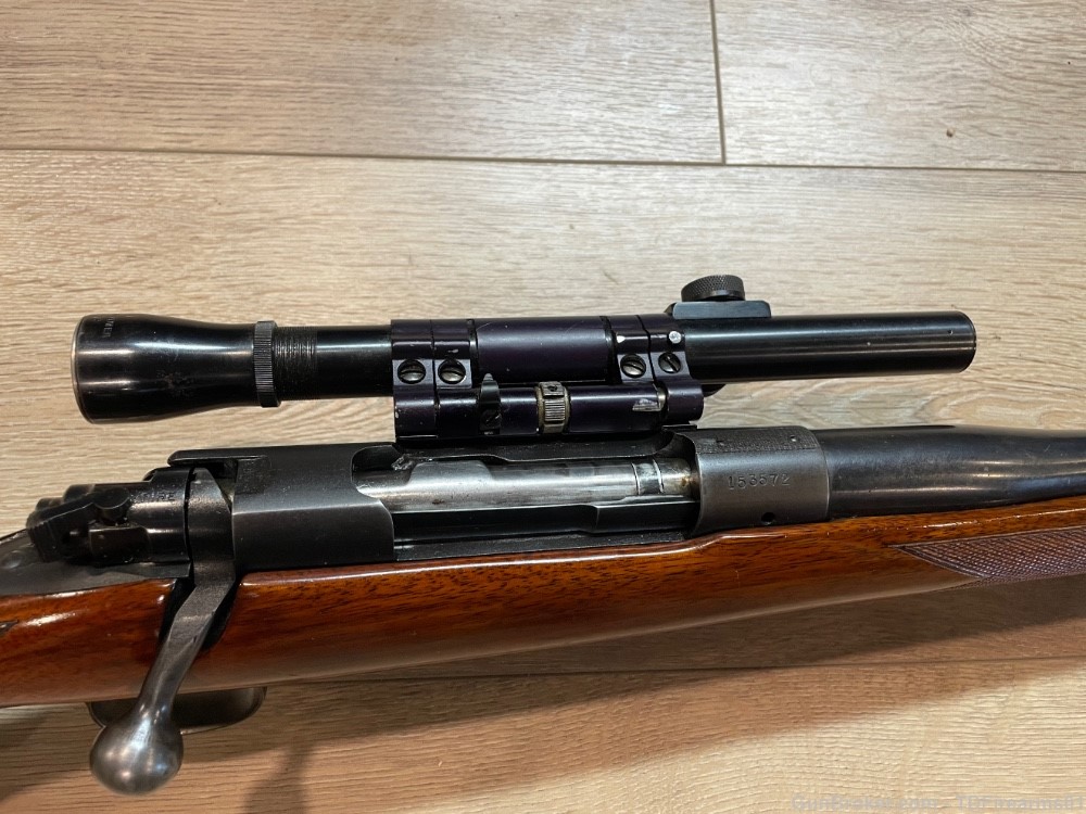 Winchester model 70 pre-64 custom .375 weatherby magnum w/ lyman alaskan-img-8