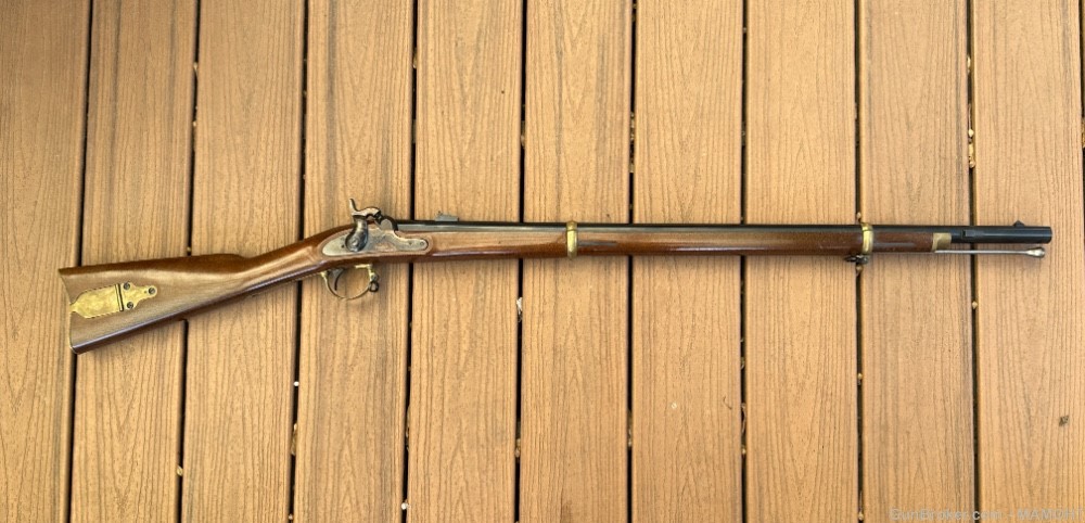 Navy Arms 1863 Remington Zouave Armi Jager Italy Rifle Black Powder .58-img-0