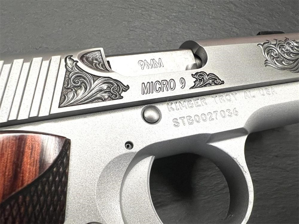 Kimber Micro 9 Custom Engraved Regal by Altamont 9mm-img-6
