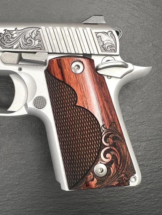 Kimber Micro 9 Custom Engraved Regal by Altamont 9mm-img-1